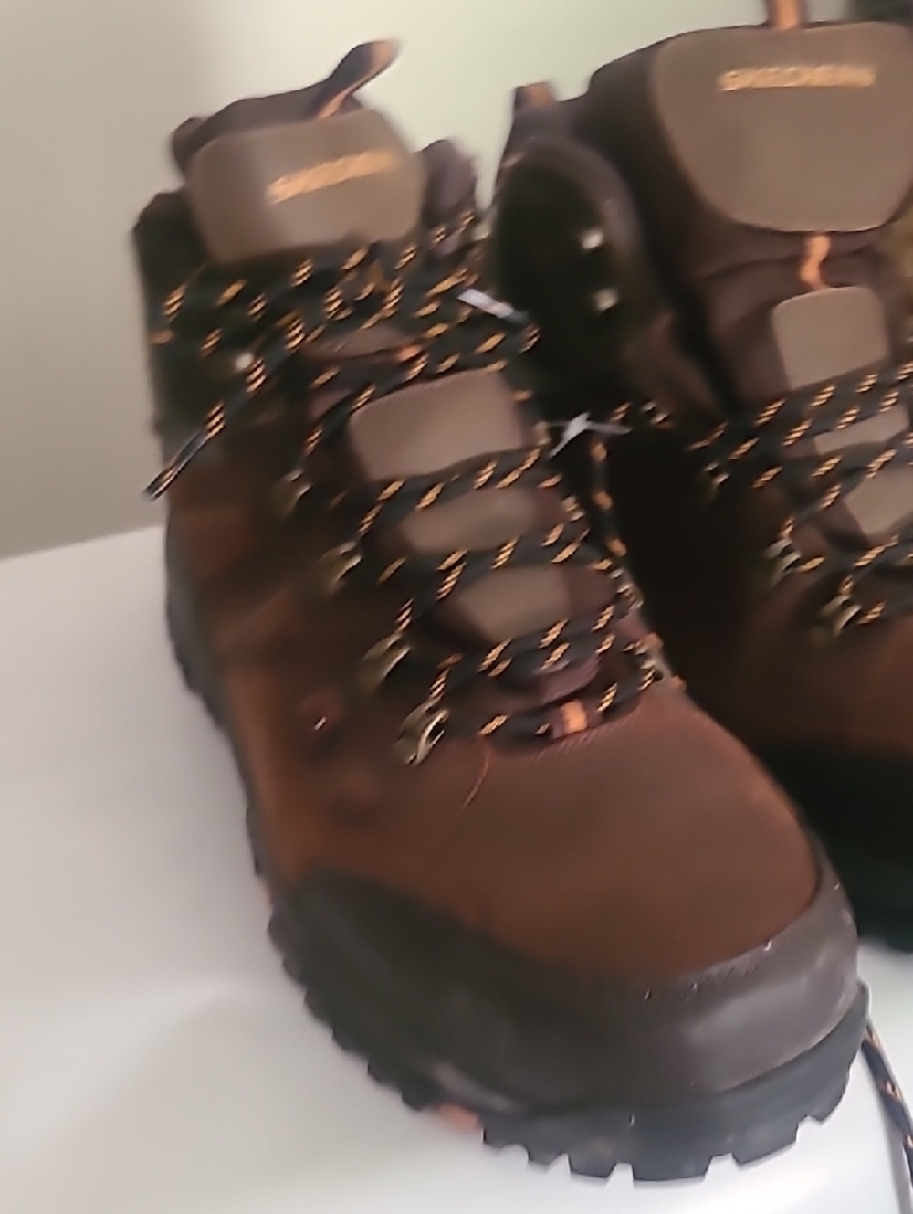 Skechers Brown and Black Waterproof Men's Hiking Boots